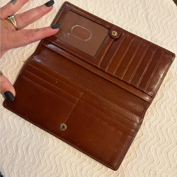 Brahmin Chestnut Leather Clutch - Picture 5 of 12